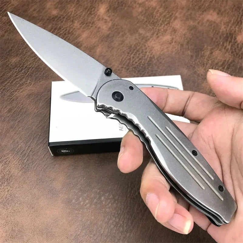 Folding Knife Steel Blade Outdoor Tactics Hunting Camping Hiking