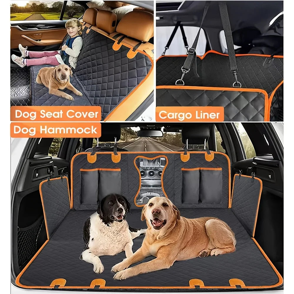 Pet Dog Car Seat Cover 100% Waterproof Heavy Duty Scratch & Slip Durable