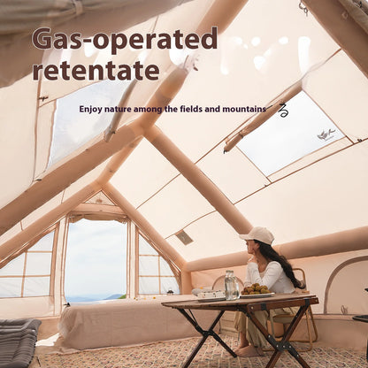 Inflatable Tents, Luxury Camping Tents, With Stove Plug, 4/6/8 Person Family