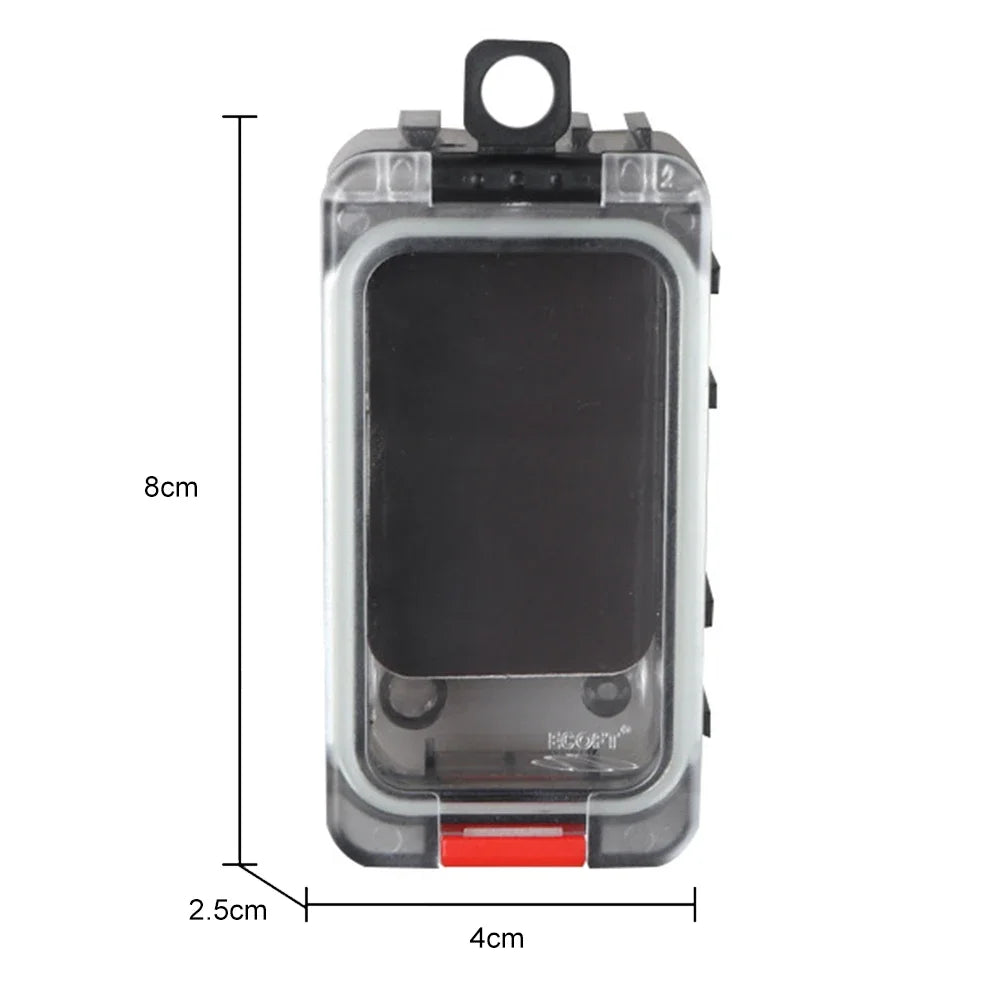 Fishing Tackle Box Waterproof Double Side Storage Container Accessories Organizer Case for Hook Lure