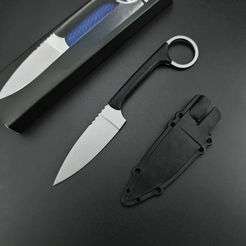 Straight Knife Nylon Handle Blade Sharp Cutting Multi-functional Camping Tool