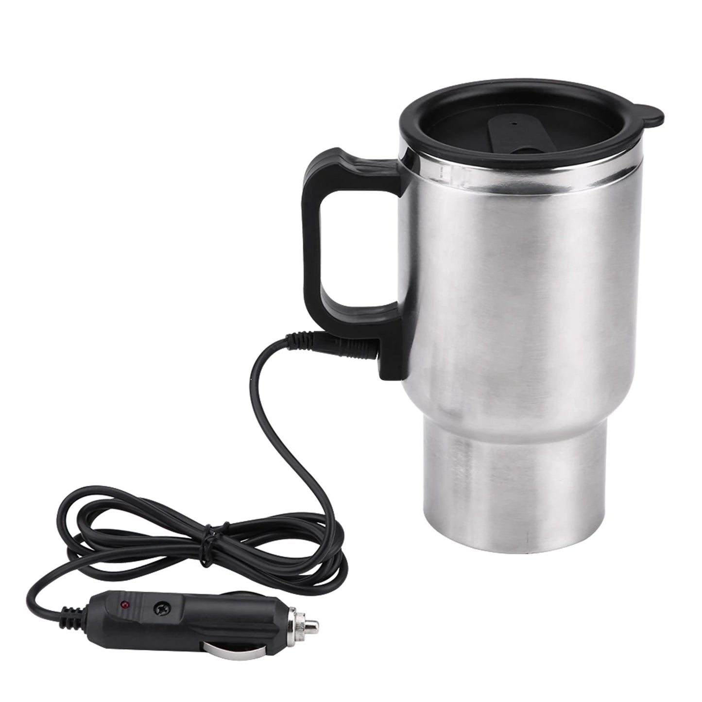Electric Coffee Mug Water Kettle 12V  Stainless Steel Travel Heating Car Cup Mug
