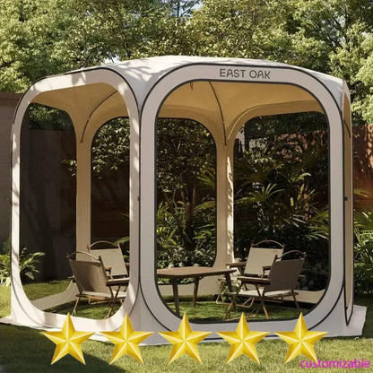 Pop-Up, Portable Screen Room Canopy 10 x 10 FT with Carry Bag for Patio, Backyard
