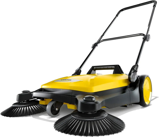 Walk Behind Outdoor Push Sweeper - 5X Faster Than a Push Broom
