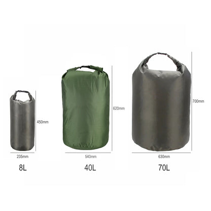 Waterproof Dry Bag Multifunction Backpack Portable Roll Top Sack for Camping Hiking Swimming