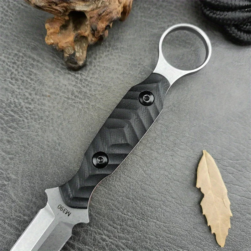 High Hardness Straight Knife, Steel  Handle,Pocket Knife, Fishing Gear,