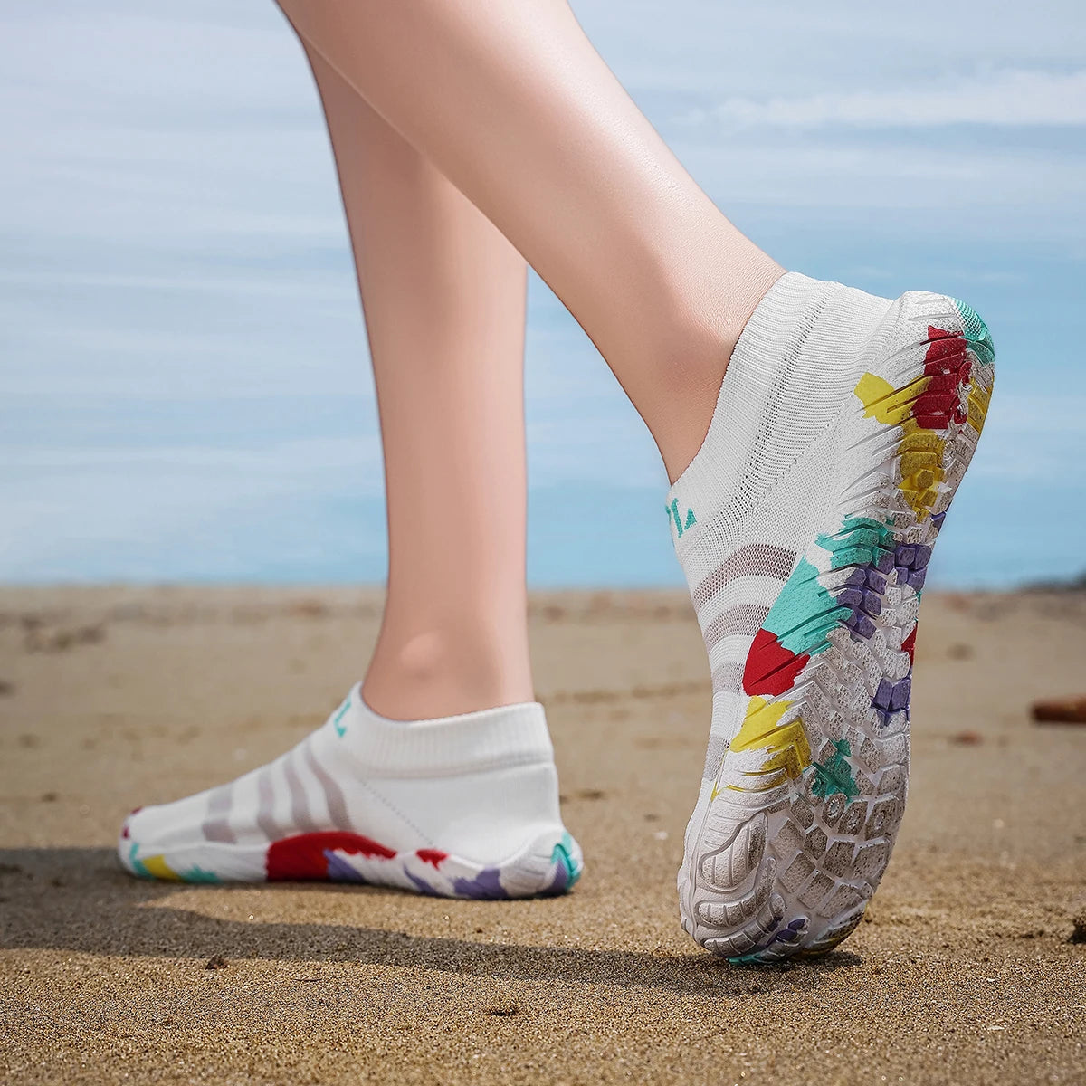 River tracing shoes for women, quick drying anti slip amphibious shoes,