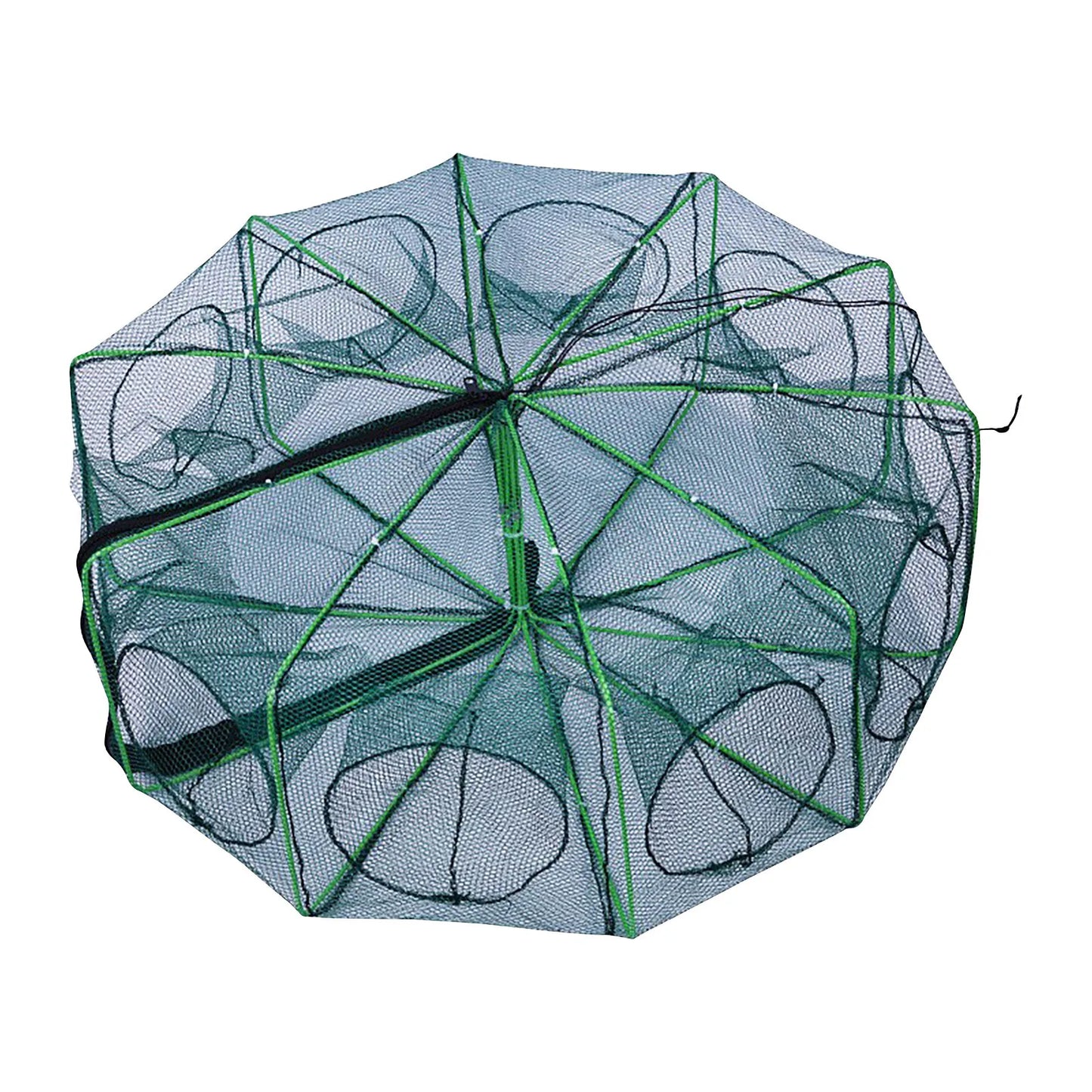 Folding cage new style fishing trap f shrimp crayfish crab fishing net nylon material
