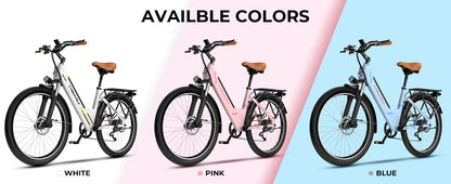 26" Electric E Bike with 7-Speed,1000 Peak Electric Bike for Adults,up 80 Miles Removable Battery Ebike, Adult Electric Bicycles