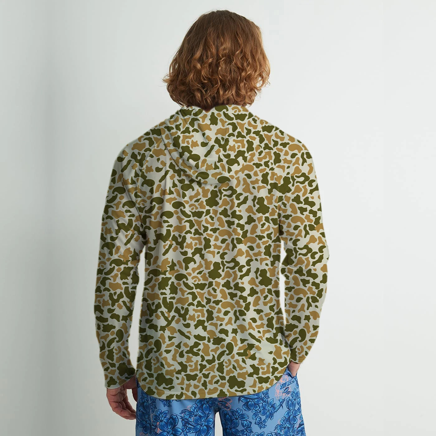 Hoodie Shirt Men Long Sleeve Sun Protection Hunting Jersey Performance Fish Gear