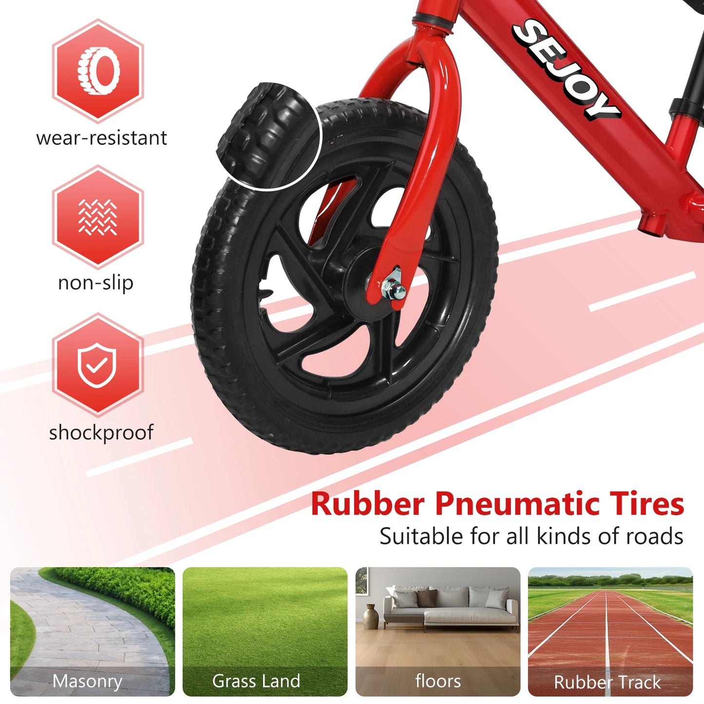 Balance Bike,Lightweight for 3-6 Year Old No Pedal Bikes for Kids