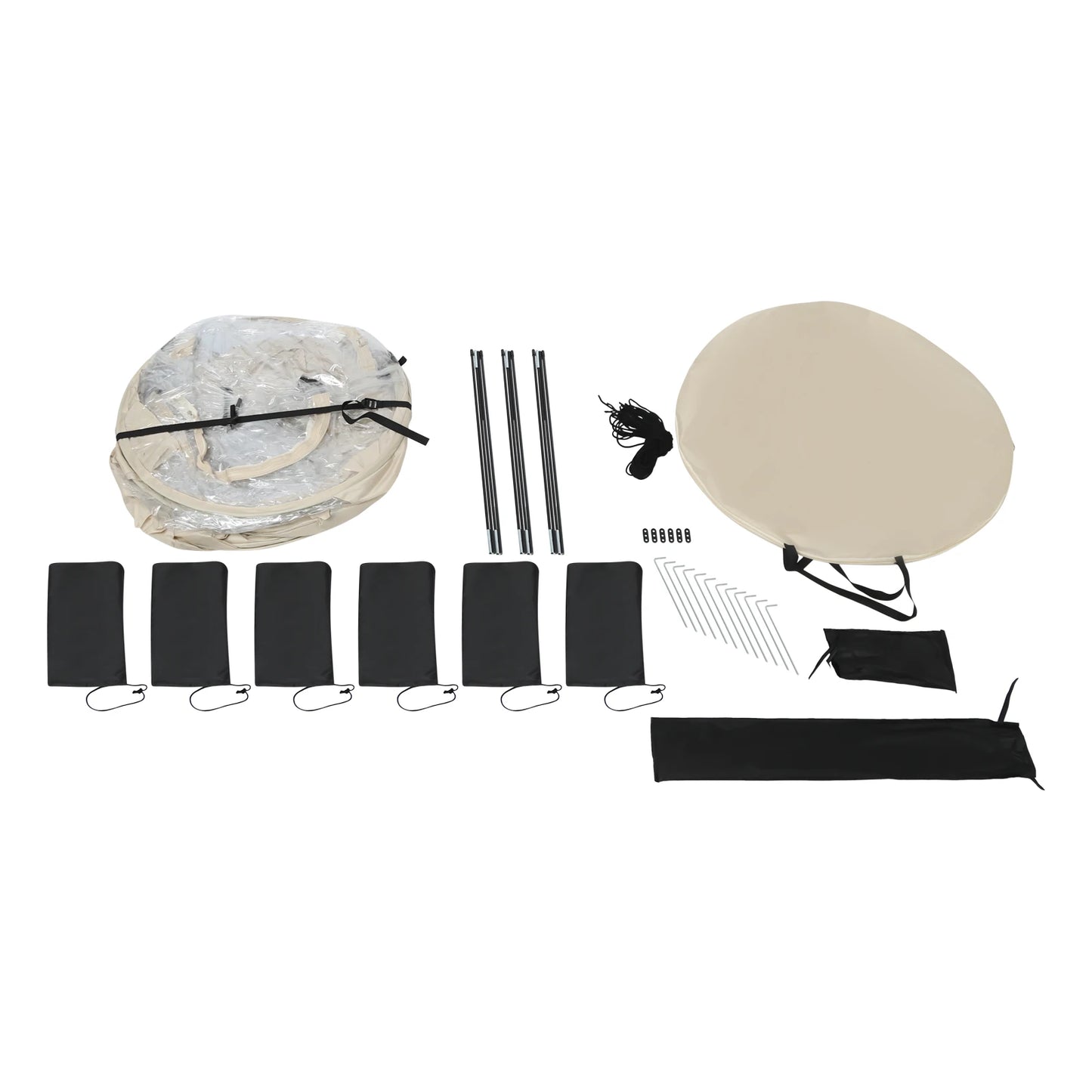 Camping Tent Clear for Lawns, Beaches, Outdoor Travel, Photography, Picnics, etc