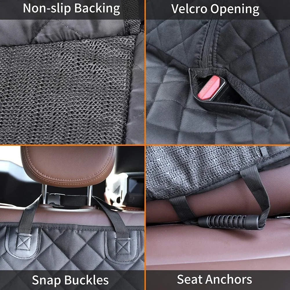 Back Seat Cover for Dogs Seat Protector Waterproof Bench Car Seat Cover, Non-Slip