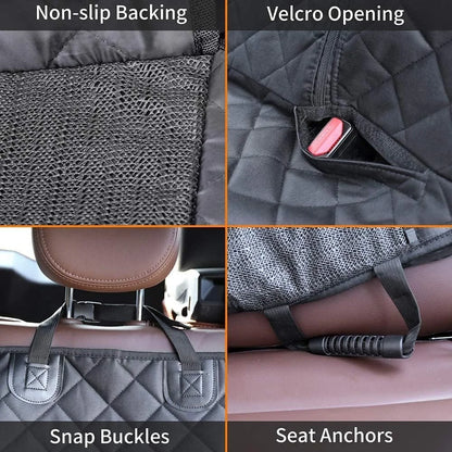 Back Seat Cover for Dogs Seat Protector Waterproof Bench Car Seat Cover, Non-Slip