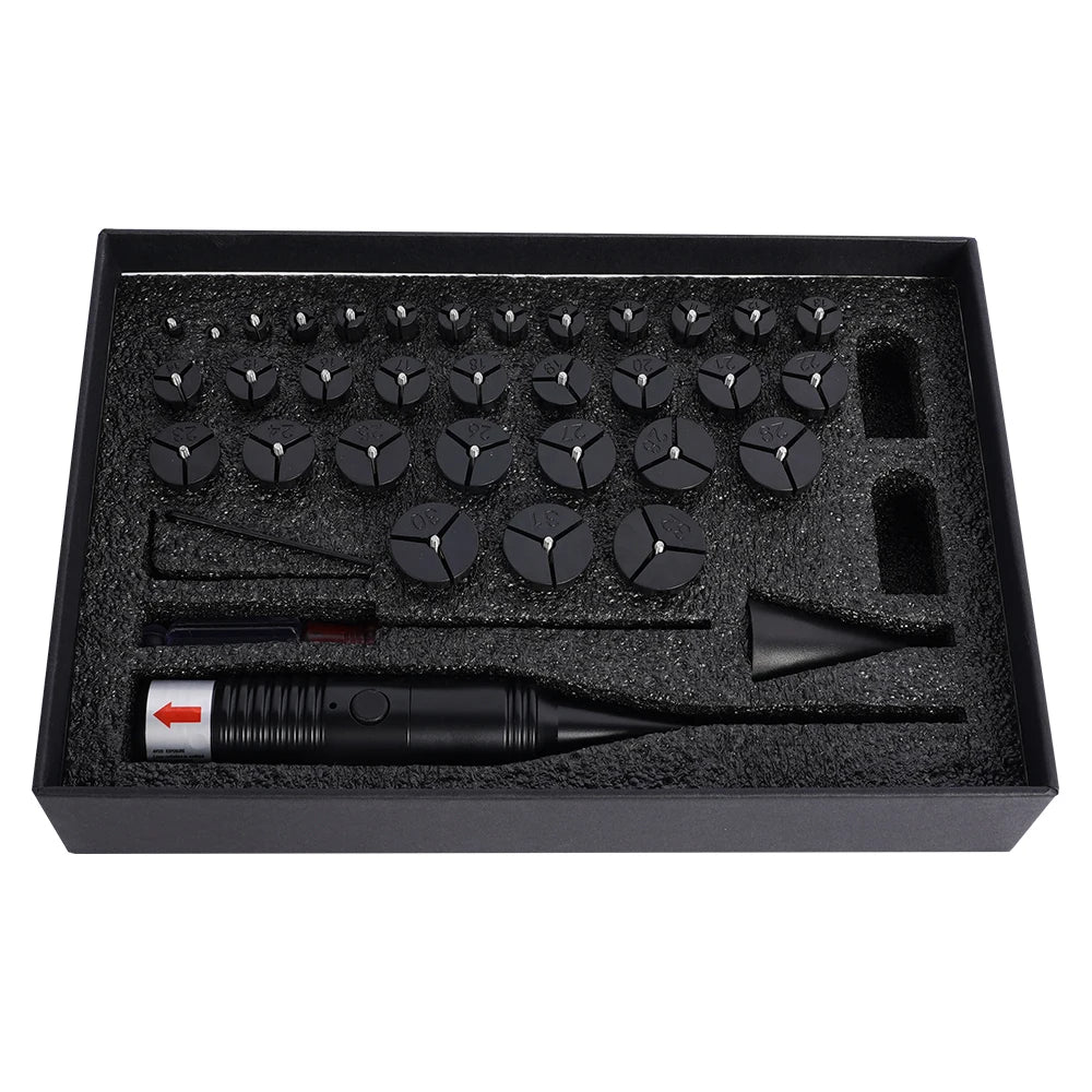 Laser Collimator Sight Kit for Rifle & Pistol Parallel Calibration Hunting Point Sight Suitable for Full Caliber