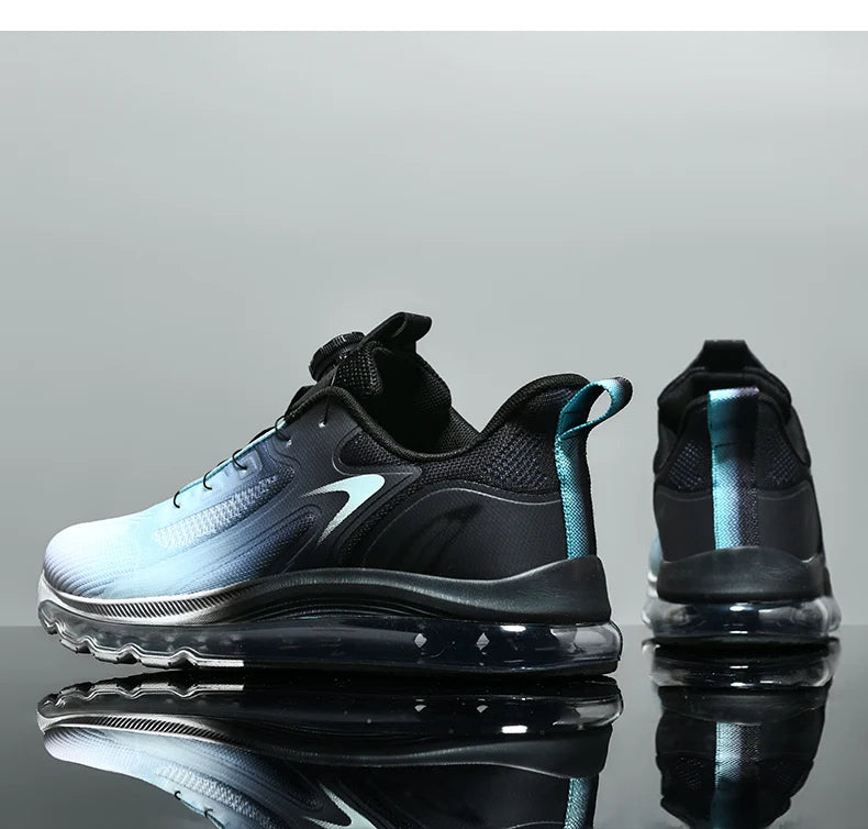 Men's shock-absorbing sports shoes, men's anti slip walking shoes, lightweight and breathable running shoes, sports and fitness