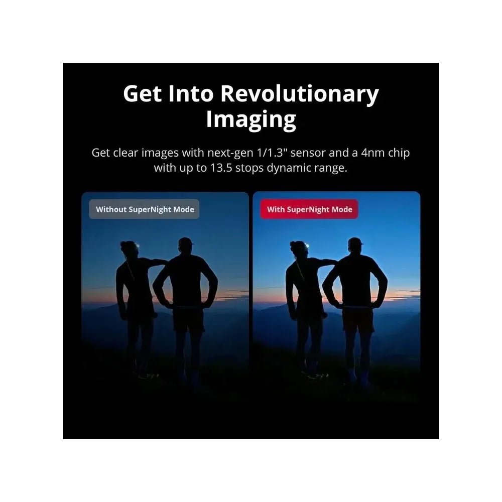 DJI Osmo Action 5 Pro Combo, Action Camera 4K with 1/1.3" Sensor, 12h  Battery Life  3 Batteries