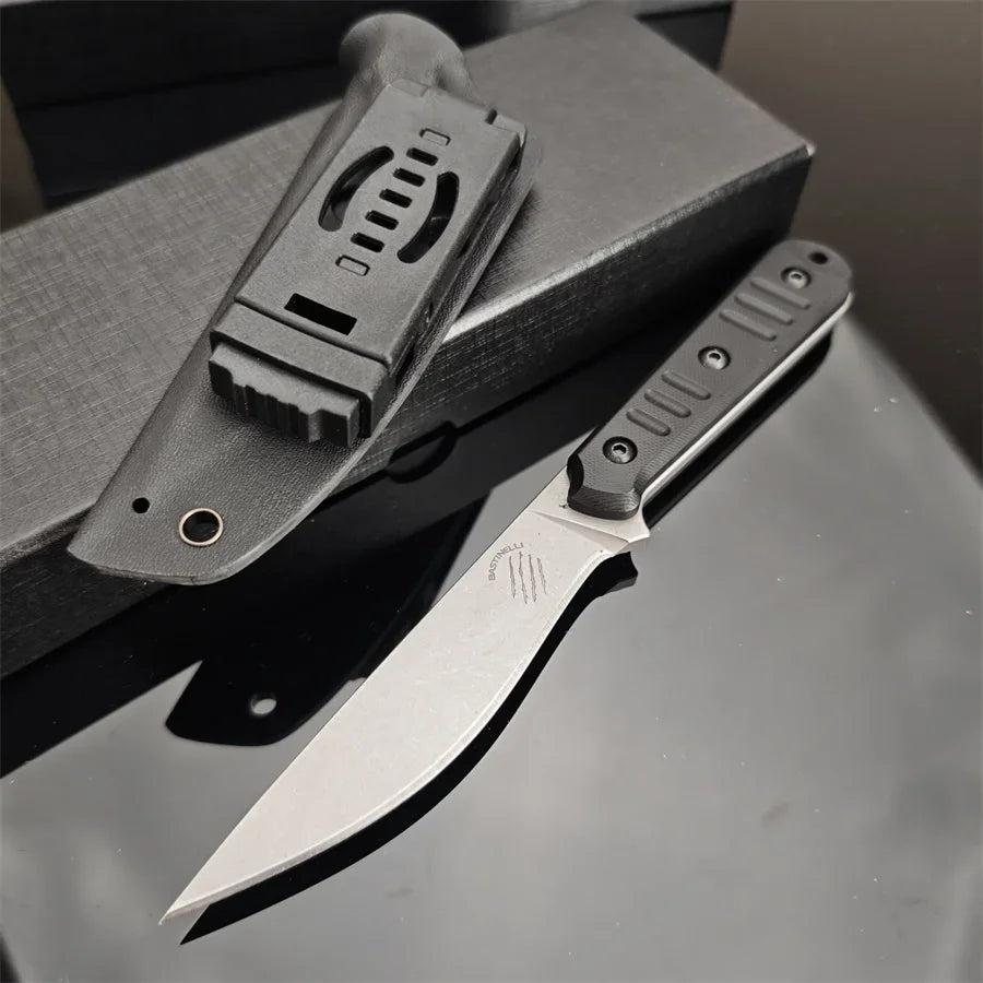 Fixed Blade Knife Steel  Hunting Outdoor Survival with Sheath