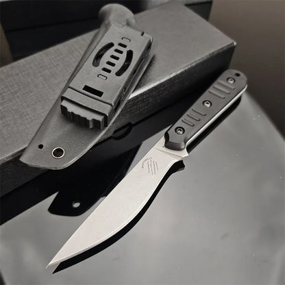 Fixed Blade Knife Steel  Hunting Outdoor Survival with Sheath