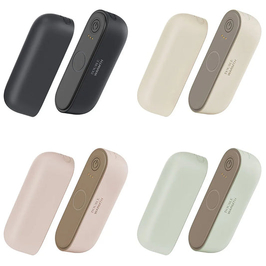 2 in 1 Magnetic Hand Warmer Mini  Heater 3 Temp Setting Split Pocket Heater Christmas Gifts