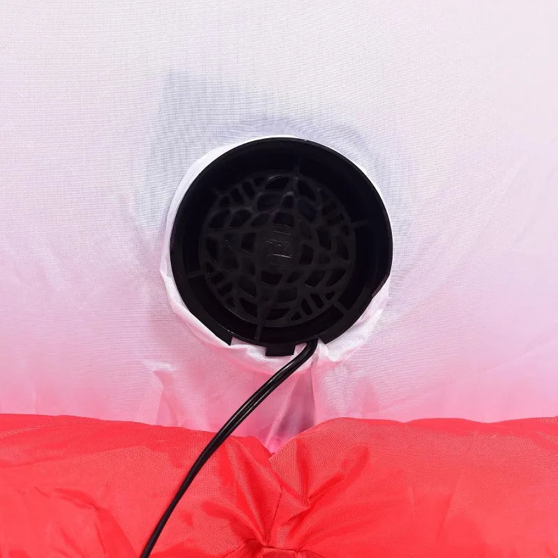 6-Ft. Inflatable Happy Birthday Cake With Lights, Outdoor Blow-Up Festive Celebration Party Decor With Blower,