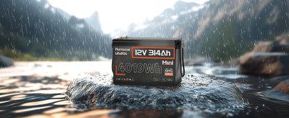 Lithium Iron Phosphate Battery 12V 314Ah With 100A BMS For RV/ Vans/ Golf Cart/ Camping/ Marine/  Boats/ Fishing