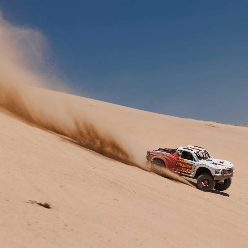 RC Truck 4X4  (Battery and Charger Not Included), White/Red