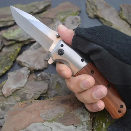 1pc Outdoor Portable Folding Knife for Men High Hardness Pocket Knives for Camping and Fishing