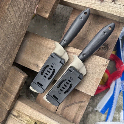 Portable Small Straight Knife  Steel Blade  Handle Outdoor Camping Wilderness  Hunting Knife Men's Gift