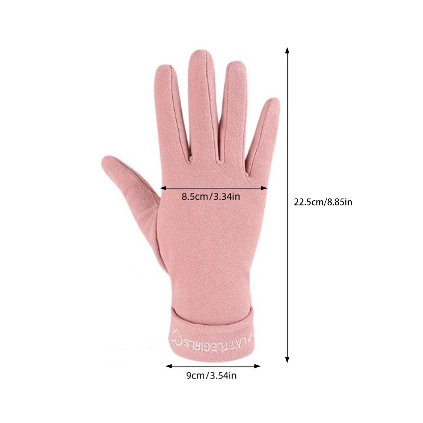 Women's Winter Warm Gloves Touchscreen Texting Thick Thermal Snow Gloves Suitable for Outdoor Work Driving MIAO