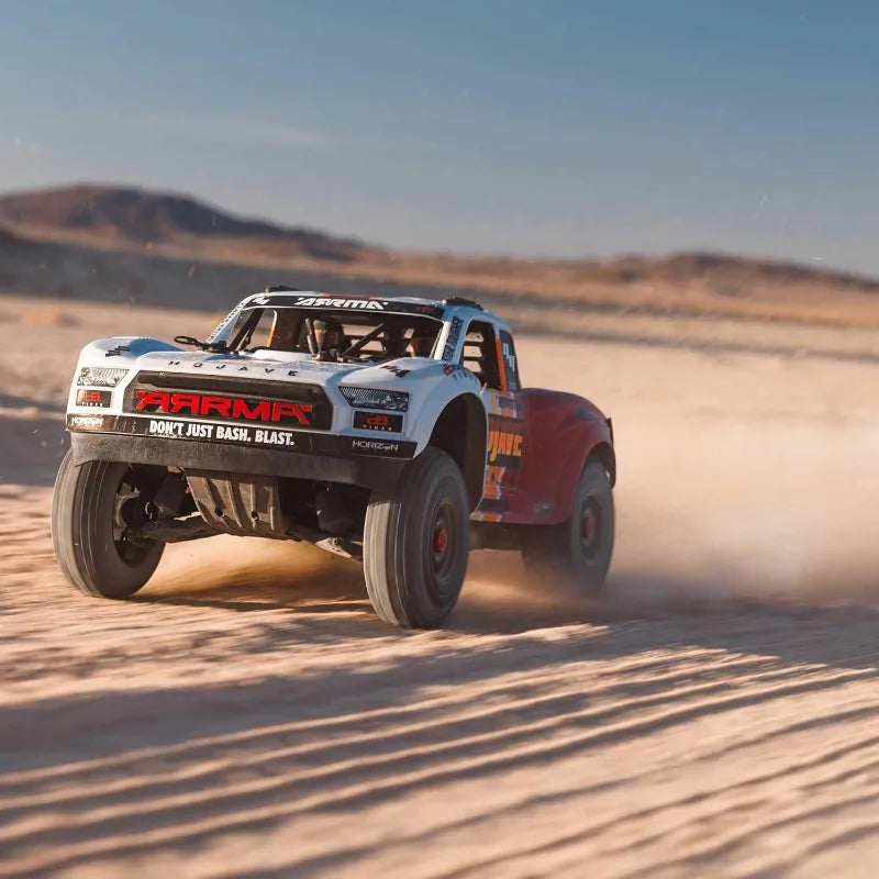 RC Truck 4X4  (Battery and Charger Not Included), White/Red