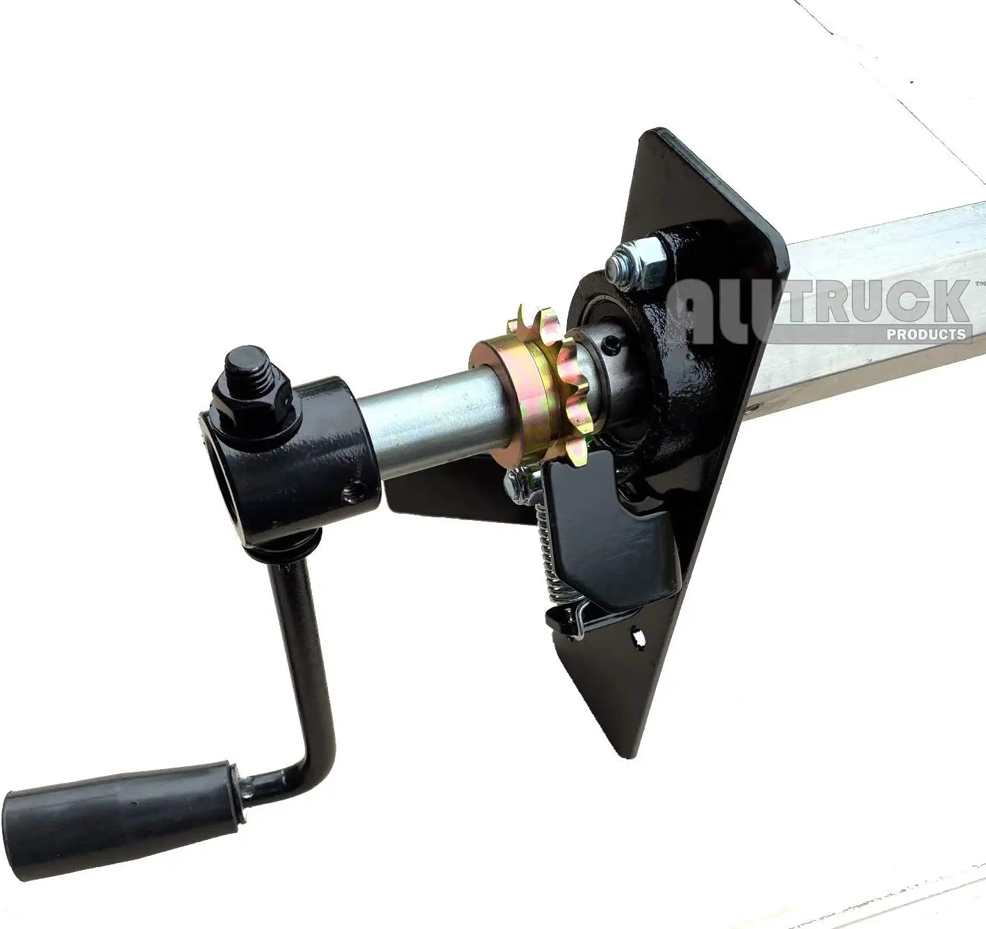 Trailer Tarp Kit Manual Pull Hand Crank Octagon Axle (6' X 18')