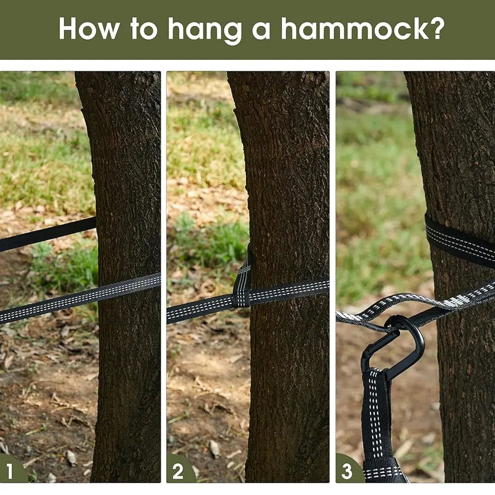 Large Camping Hammo With Mosquito Net 2 Person