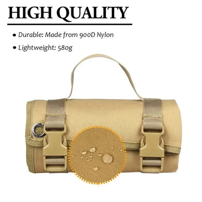Waterproof Thin Mat Non-Slip Durable Hunting Mats for Shooters Tactical Roll Up Padded  Nylon Mat