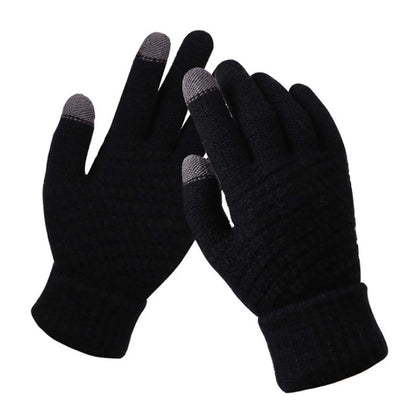 Touch Screen Cold Weather Gloves Daily Outdoor Snow Gloves for Cycling Running Driving Hiking MIAO-US