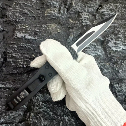 Portable Multi-purpose Pocket Knife with Zinc Alloy Handle   Outdoor Knife for Hiking, Camping and Exploration