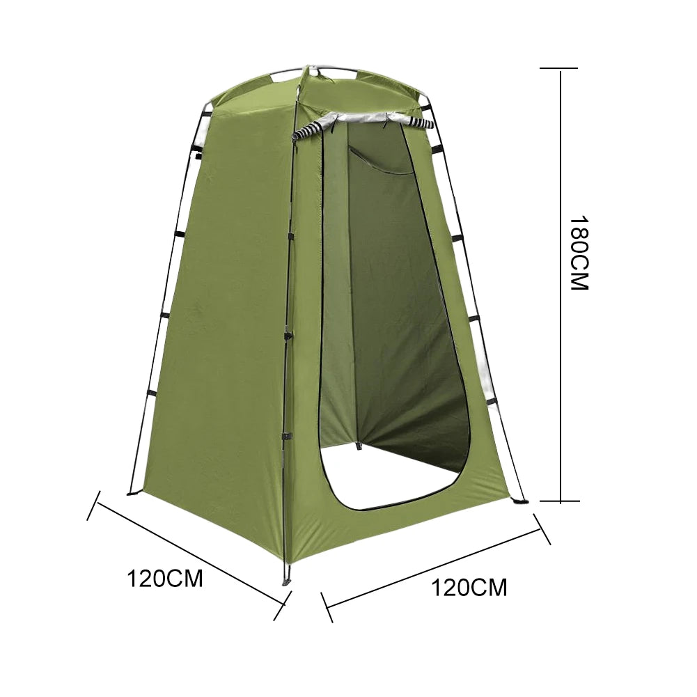 Portable Privacy Shower Outdoor Waterproof Changing Room Shelter for Camping Hiking Beach Toilet Shower Bathroom