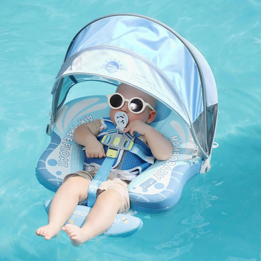 Float  Swim Float with Canopy Solid Infant Swim Trainer  3-24 Months
