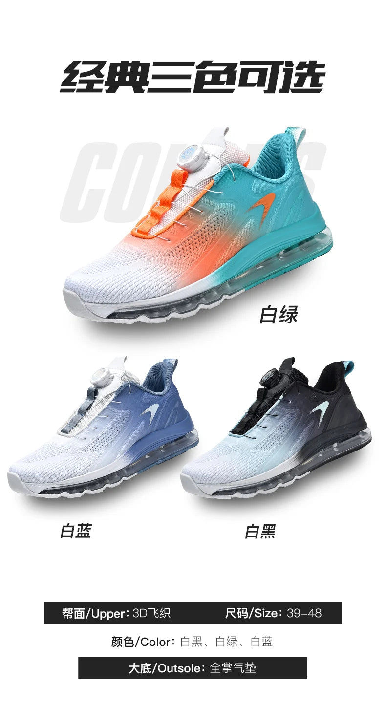 Men's shock-absorbing sports shoes, men's anti slip walking shoes, lightweight and breathable running shoes, sports and fitness