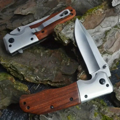 1pc Outdoor Portable Folding Knife for Men High Hardness Pocket Knives for Camping and Fishing