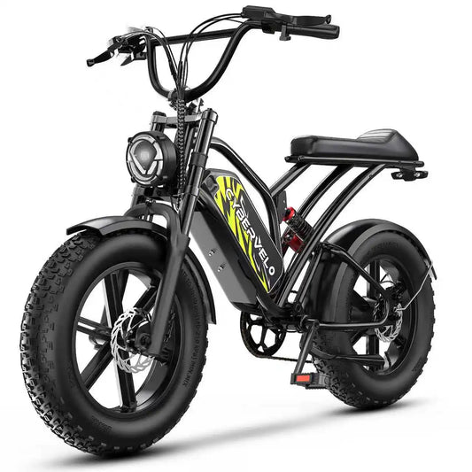1000W Motor 20" Fat Tire 48V 20/30AH Battery Powered Electric 80Miles+ 30MPH Outdoor E-bike