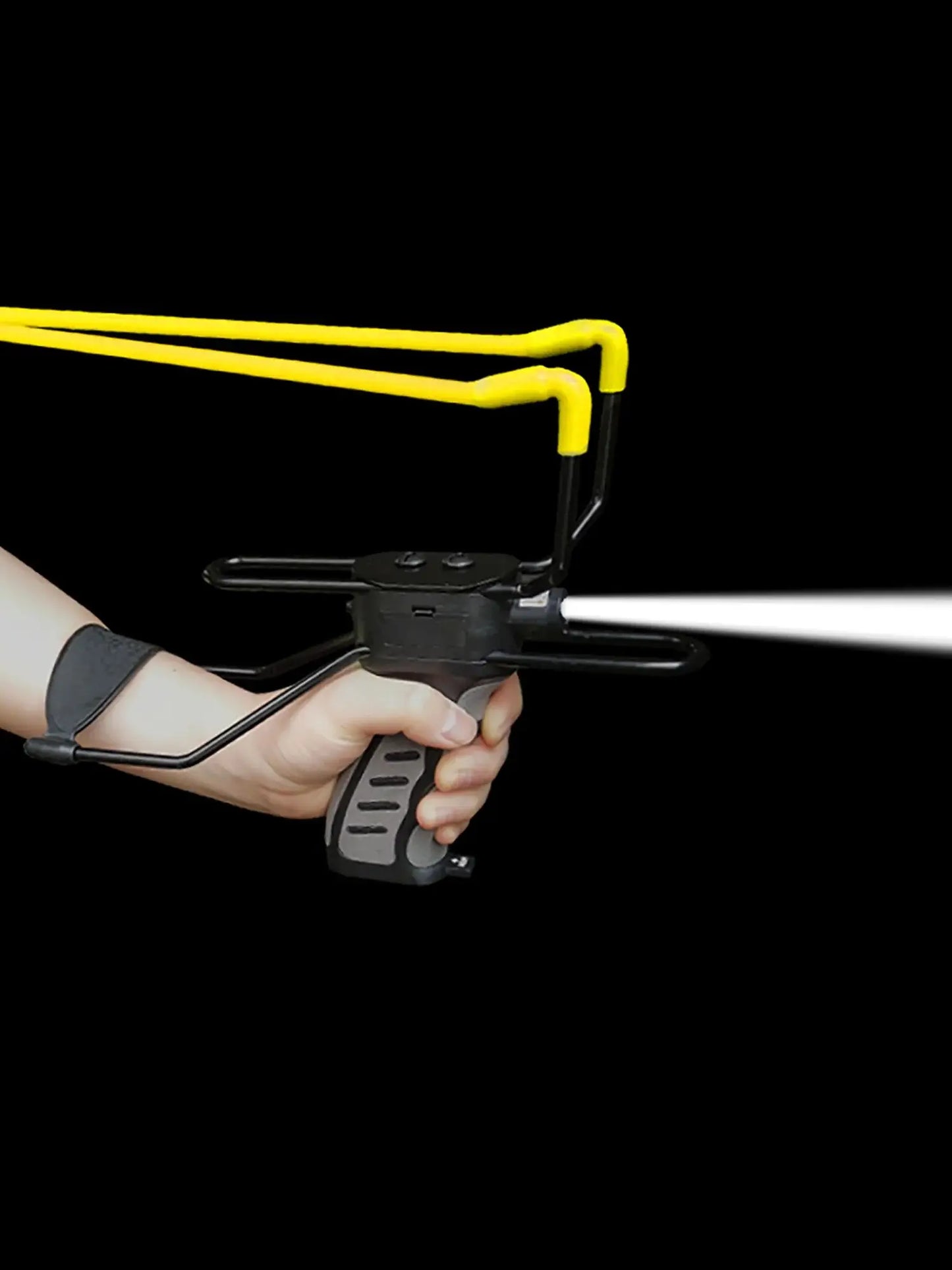 Slingshot With Led Folding Rubberized Hunting Sling Shot with Auto-feed Dispensing Button wrist rocket slingshots for adults