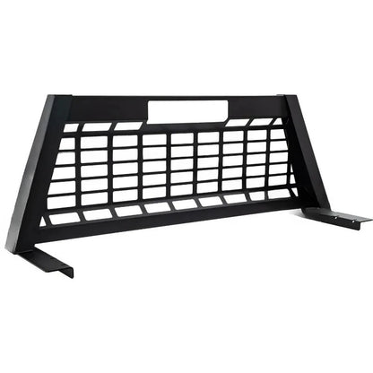 23.50" Matte Black Heavy-Duty Steel Pickup Truck Headache Rack Bundle w/Mounting Brackets,