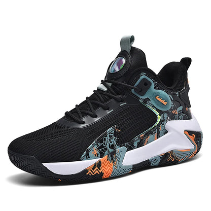Men's basketball shoes walking and running shoes breathable and comfortable men's sports shoes trendy and fashionable basketball