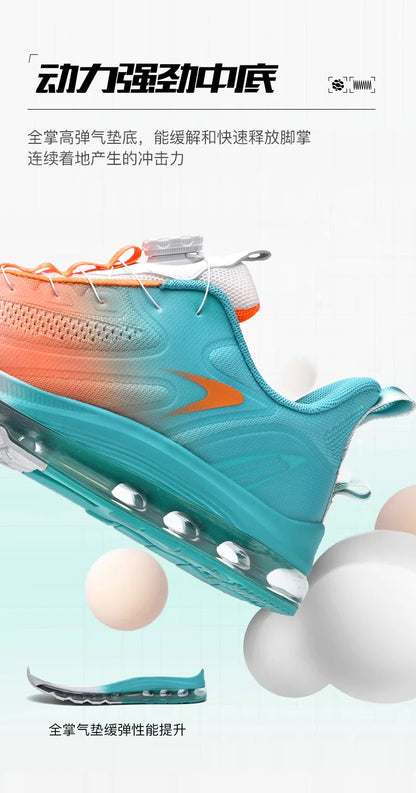 Men's shock-absorbing sports shoes, men's anti slip walking shoes, lightweight and breathable running shoes, sports and fitness