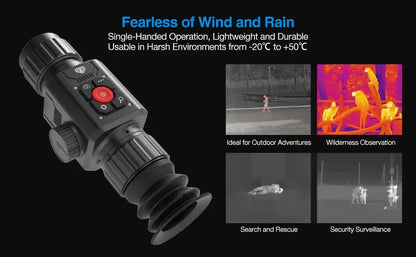 Thermal Imager Infrared Night Vision Aiming for Hunting Outdoor Adjustable Focus Infrared Thermal Camera Scope Riflescope