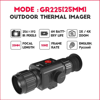 Thermal Imager Infrared Night Vision Aiming for Hunting Outdoor Adjustable Focus Infrared Thermal Camera Scope Riflescope