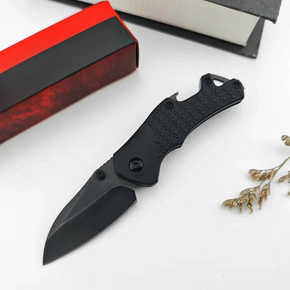 Portable Pocket Knife Steel Blade Nylon Fiber Handle Outdoor Camping Survival Tactics Hunting Knife Gift
