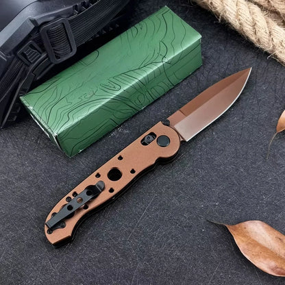 Daily Carry Pocket Knife D2 Steel Blade Nylon Fiber Handle Outdoor Camping Survival Tactics EDC Hunting Knife Men's Gift