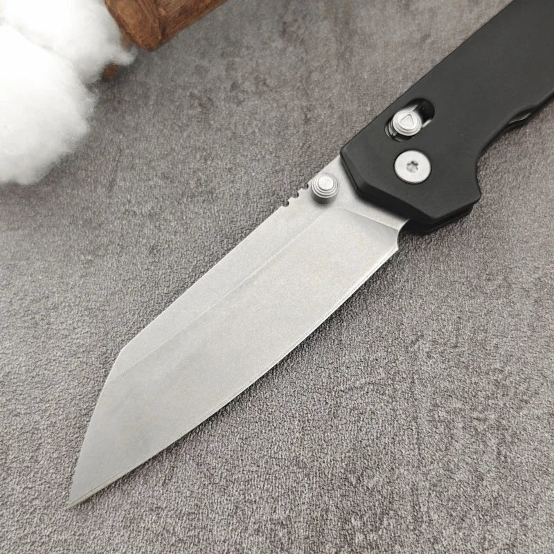 Portable Folding Knife  Steel Blade T6 Aluminum Handle Outdoor Camping Survival Hunting Knife E Tool, Men's Gift